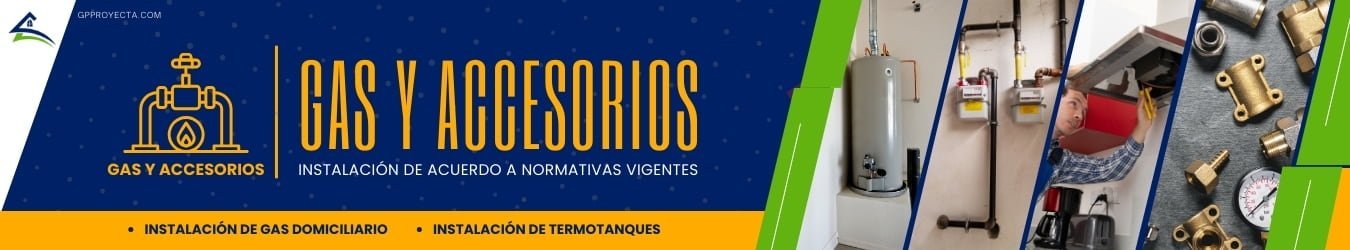 Todos los accesorios para instalación de Gas Domiciliario