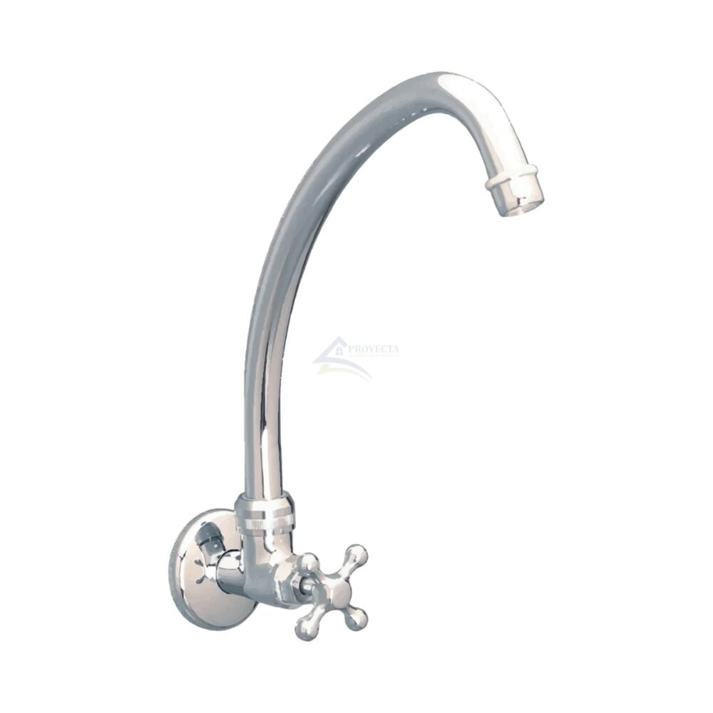 Grifo Lavaplatos FV Pico Ganso de Pared
