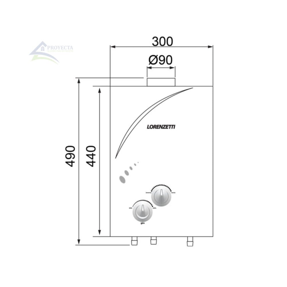 Calefón a Gas / Lorenzetti LZ 750 BP GN - Imagen 4