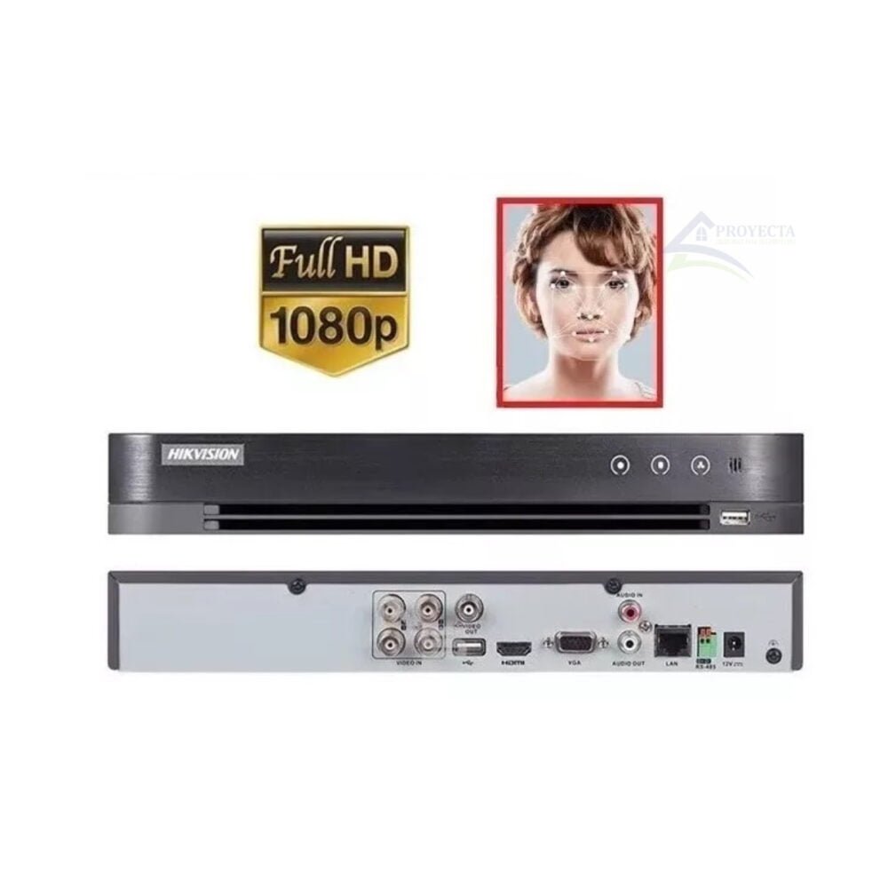 DVR HikVision de 4 Canales - Turbo HD 7200 Series