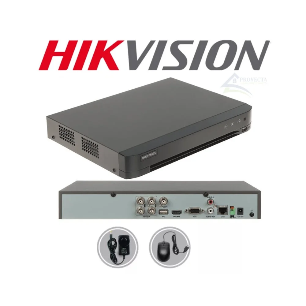 DVR HikVision de 4 Canales - Turbo HD 7200 Series