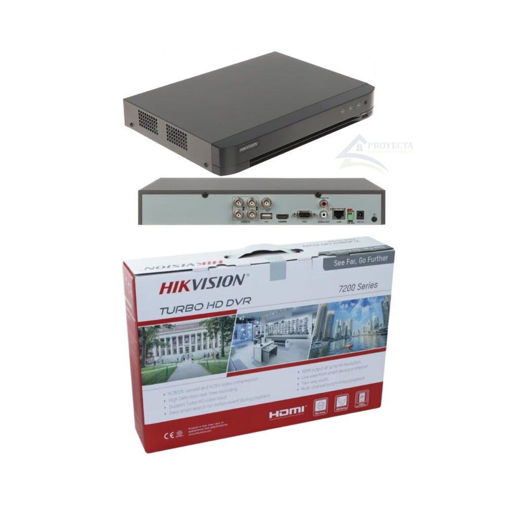 DVR hikvision de 4 Canales