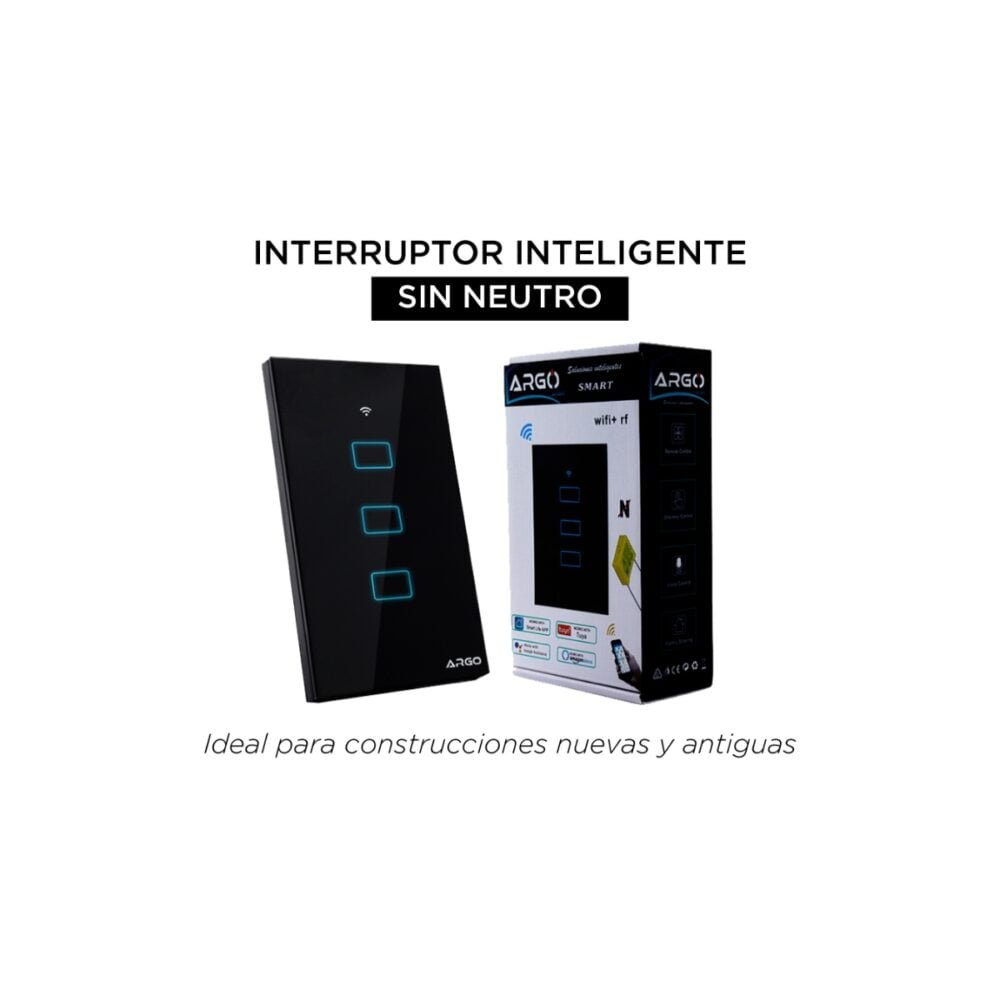 Interruptor inteligente WiFi Argo