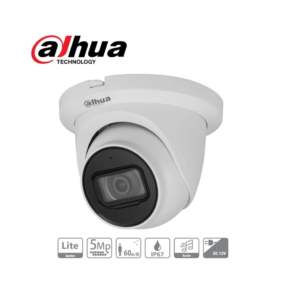 Cámara Dahua de 5MP con audio DH-HDW1500TMQN-A