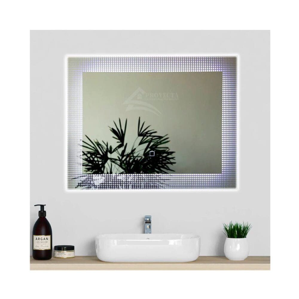 Espejo Rectangular con Perfil Led Horizontal, YH-3305