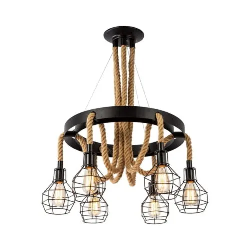 Lampara Colgante Galponera Industrial Araña Techo Spot Led En Venta En