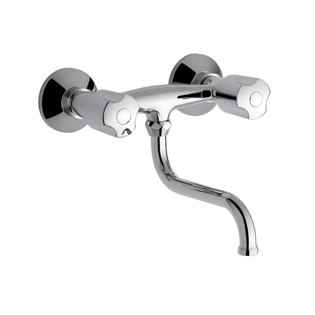 Griferia Doble Comando P/Cocina, Pampa 409/B6 – FV