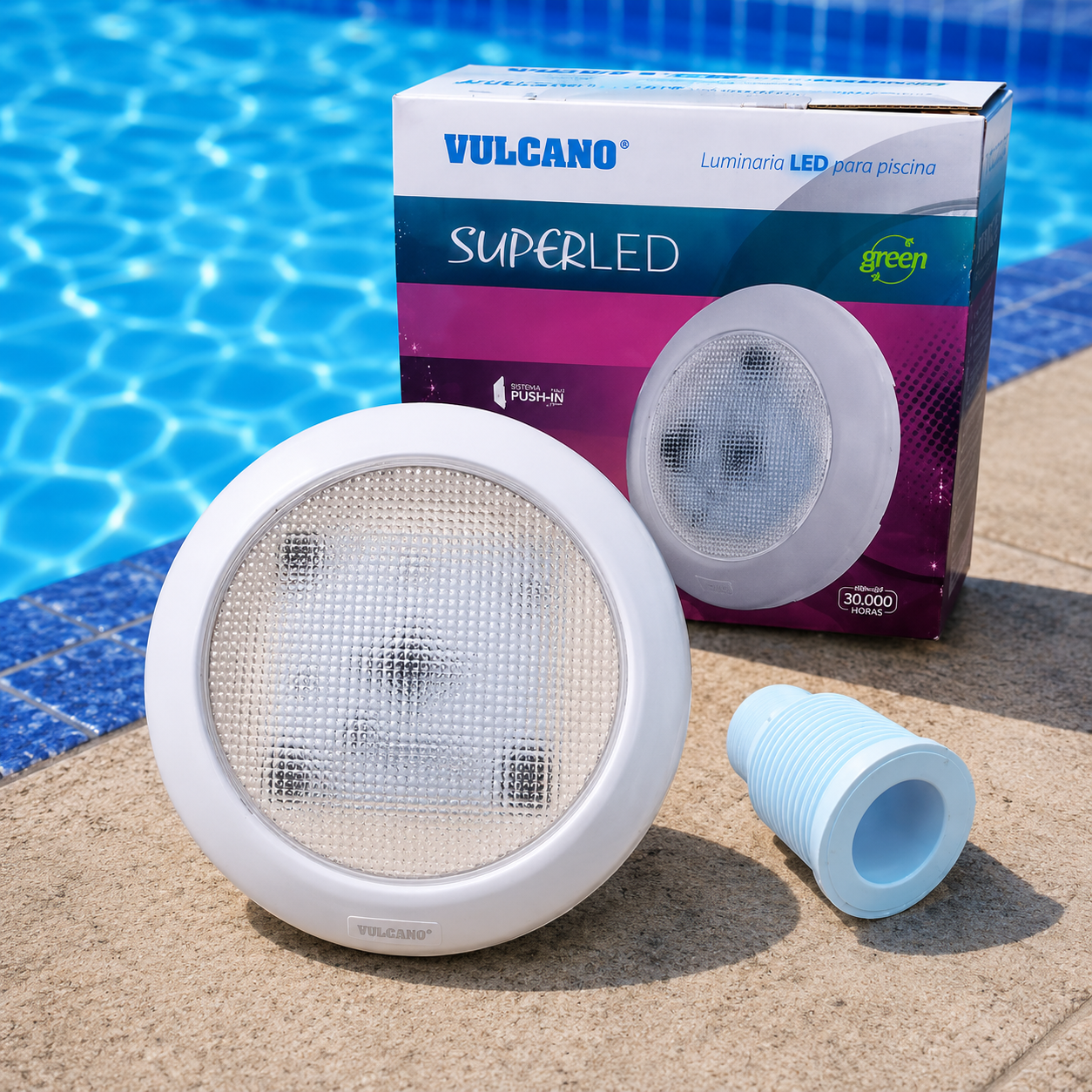 Luminaria LED para Piscina Vulcano 12 Watts