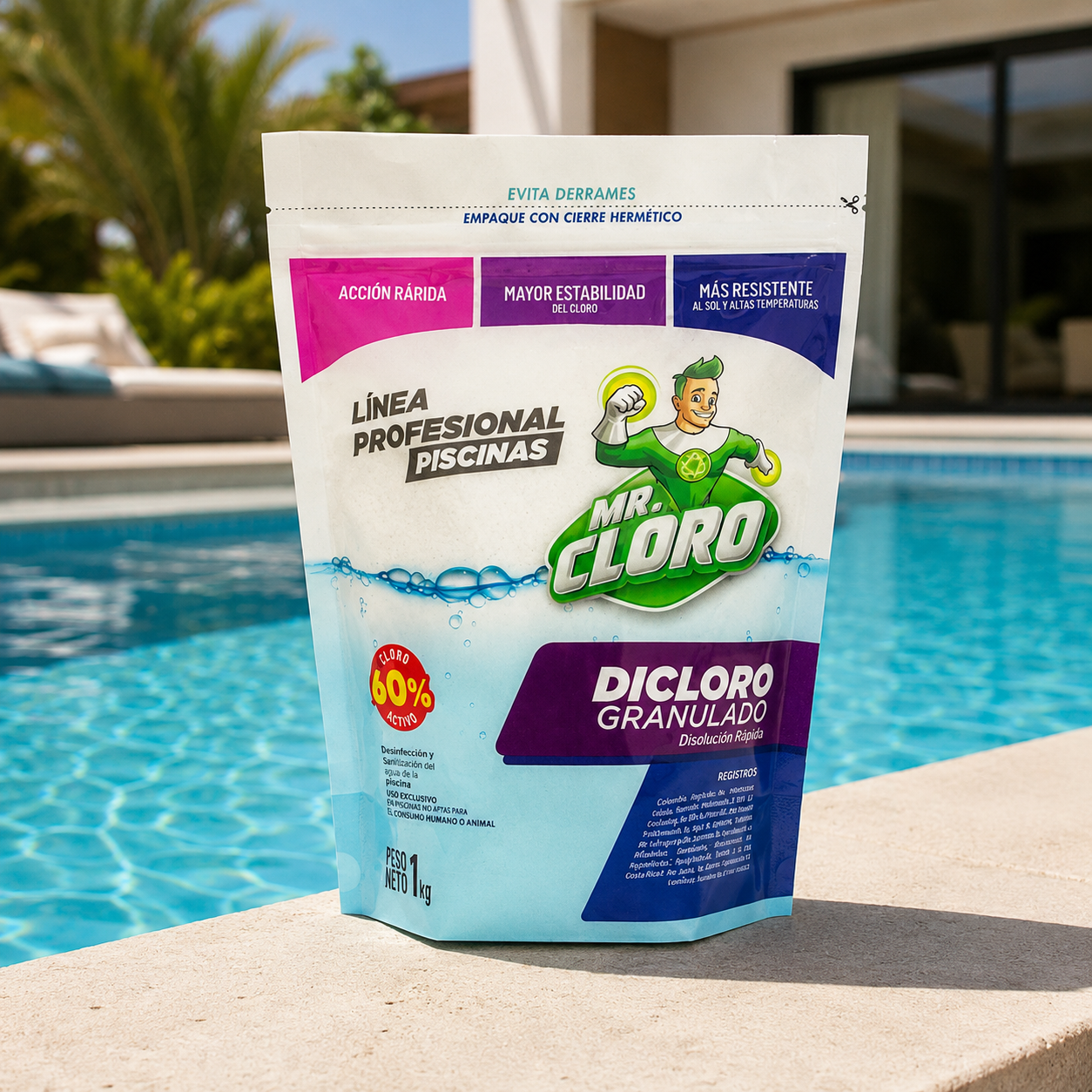 Cloro Granulado Rápido Dicloro para Piscina